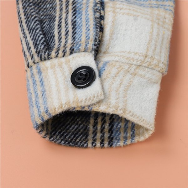 Camisa gruesa deportiva a cuadros