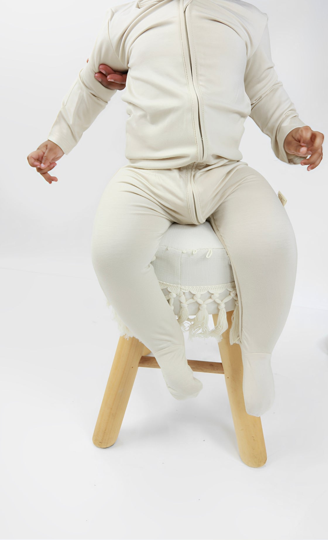 Organic Bamboo zipper onesie