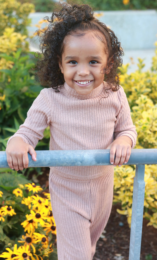 Conjunto dos piezas canalé arena